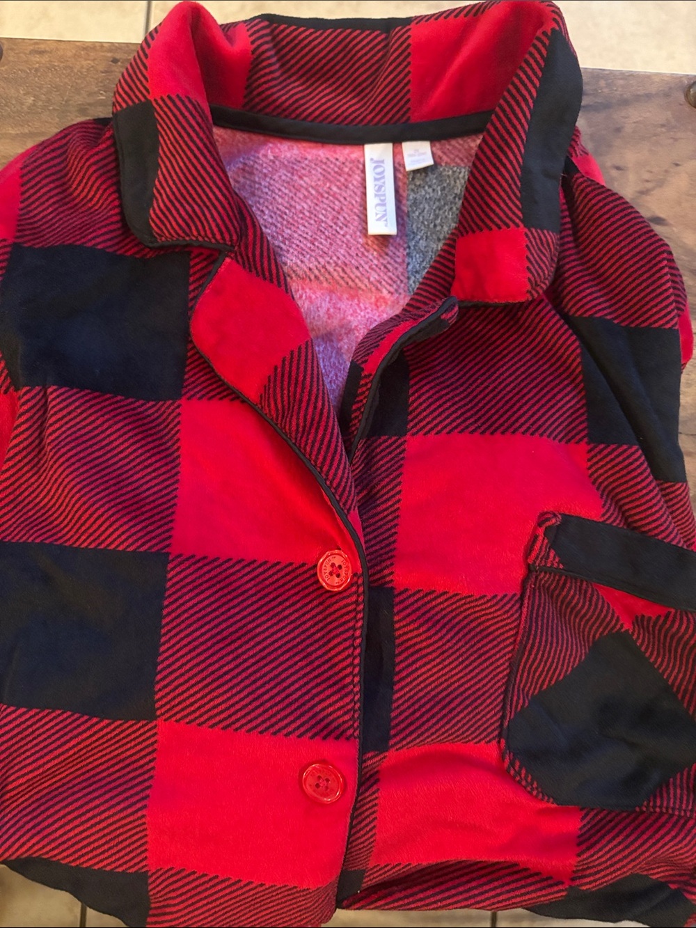 Red & Black Buffalo Plaid Button-Up Shirt
